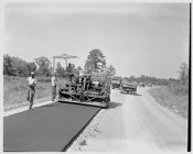 Paving the road in Grimesland